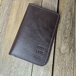 Portland Leather Goods Passport Wallet Grizzly